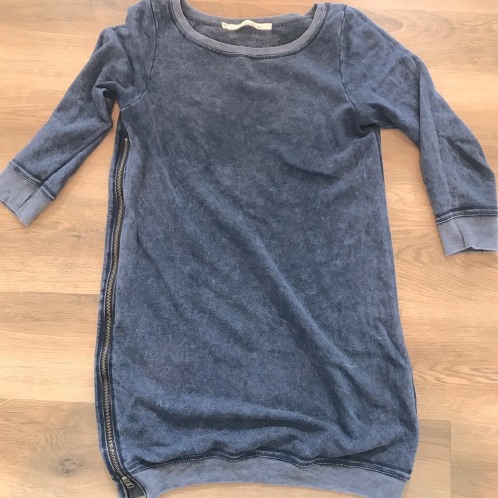 RACHEL sweater dress w side zipper